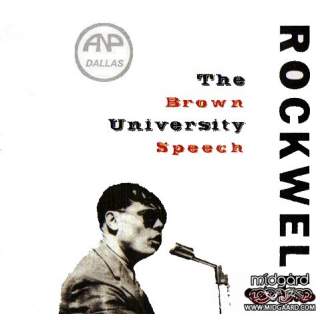 George Lincoln Rockwell – The Brown University Speech (us-import)