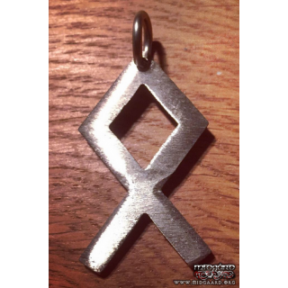 Hand-forged Othala rune stainless steel