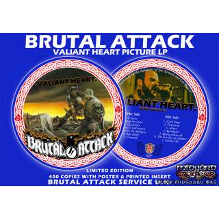 Brutal Attack  - Valiant Heart Picture Pic-Vinyl