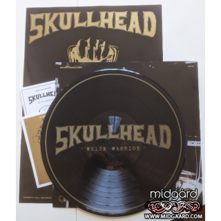 Skullhead - White warrior Gold edition picture-disc