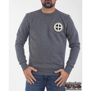 EBC6 Sweatshirt Classic Logo Patch – Grey