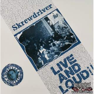 Skrewdriver - Live & loud LP